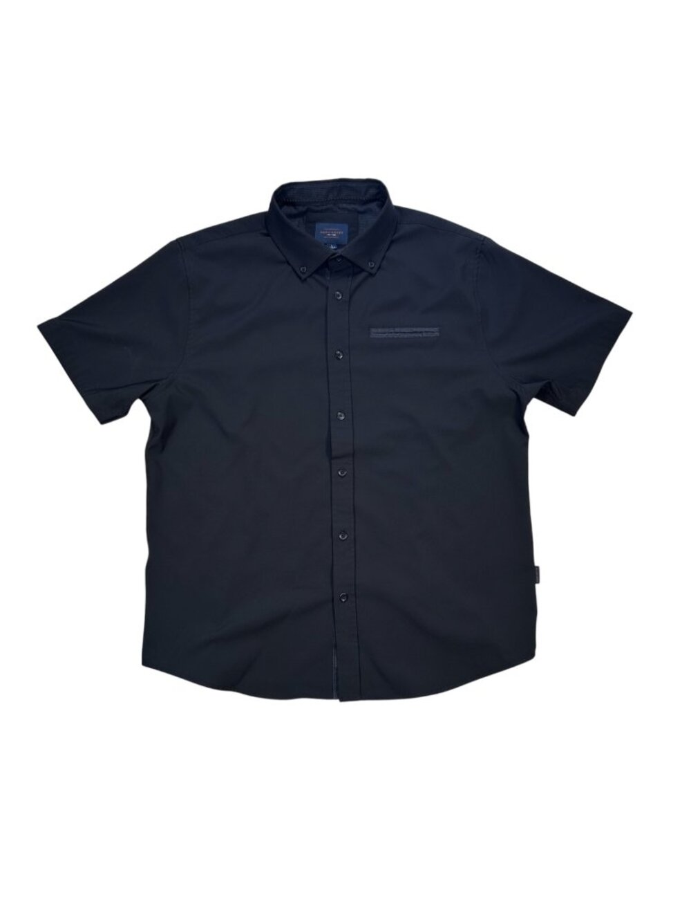 Marc Asher New York Large Black Shirt Short Sleeve Work Outdoors Classic